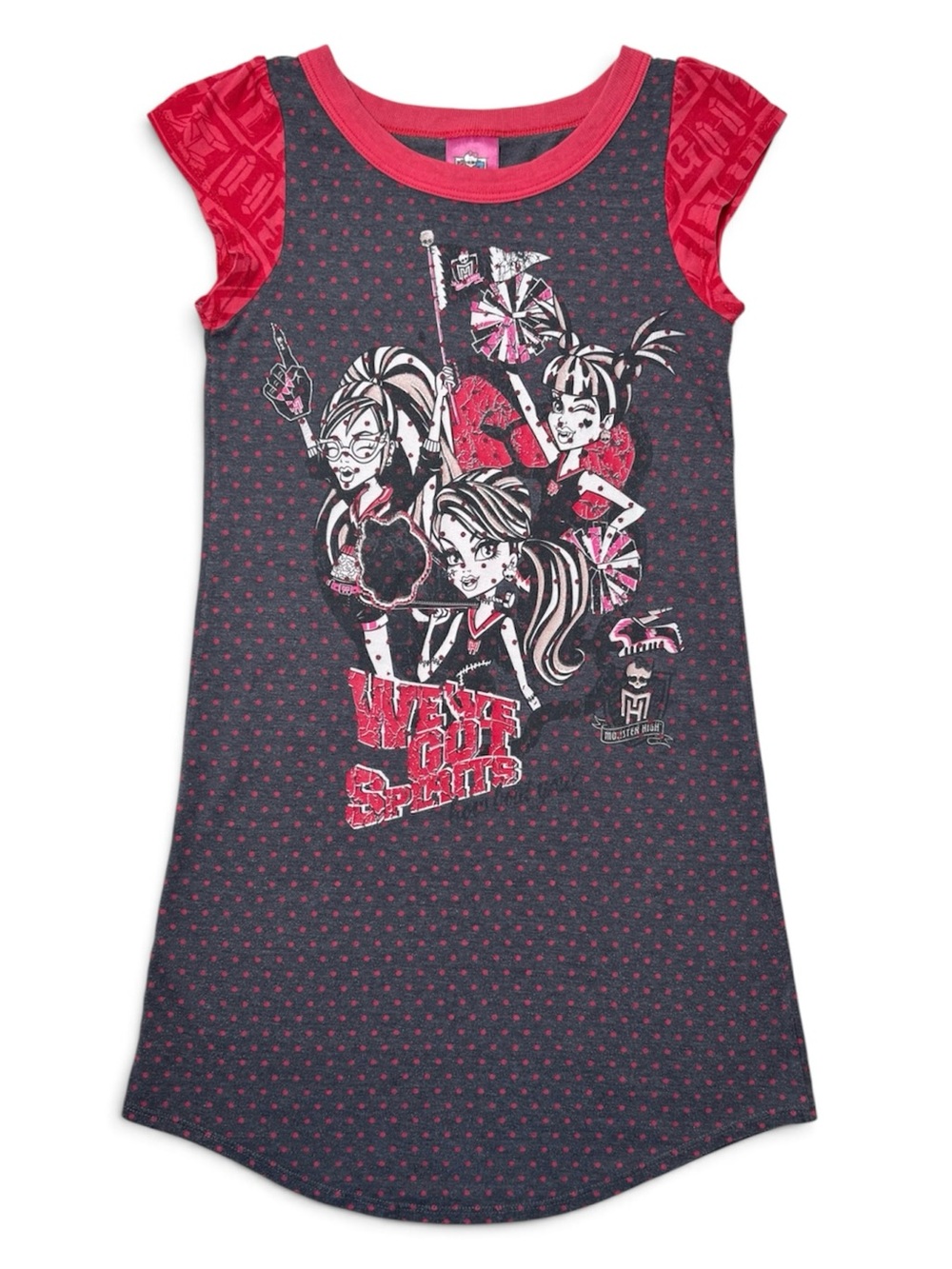2011 Monster High Gen 1 Ghouls Skull Nightgown Lounge Dress